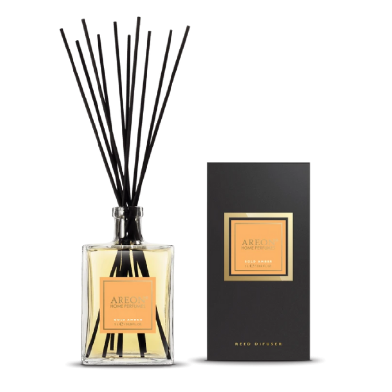 Areon Premium Gold Amber 1000 Ml Bambu Çubuklu Oda Kokusu