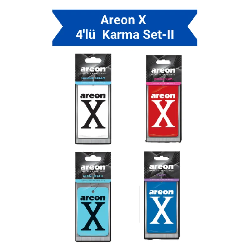 Areon X 4'lü Süper Karma Set Ii