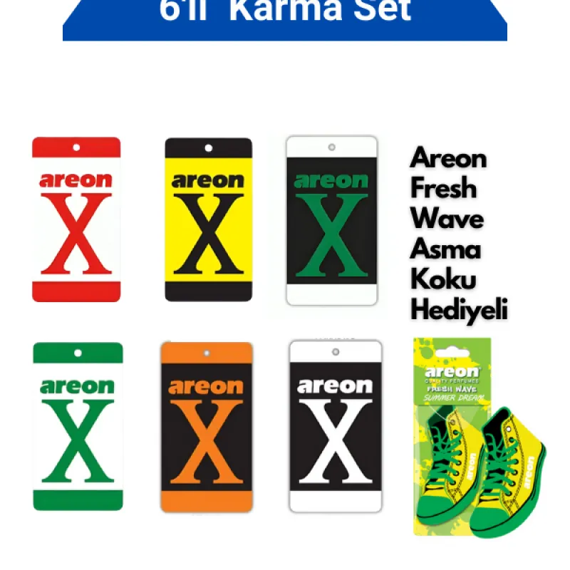 Areon X 6'li Süper Karma Set