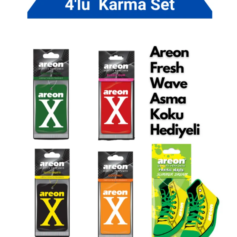 Areon X 4'lü Süper Karma Set